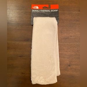 The North Face fuzzy scarf